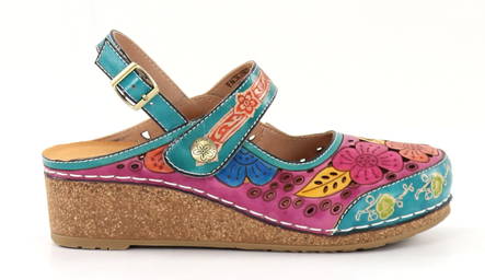 Laura Vita Sandalen Facscineo 0321 türkis - Damen Sandalen - 135263 - 1