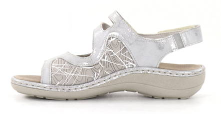 Rieker Remonte Sandalen D7647-40 Silber - Rieker Sandalen - 135523 - 2