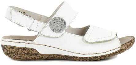 Rieker Sandalen V7272-380, Weiß - Damen Sandalen - 126053 - 1