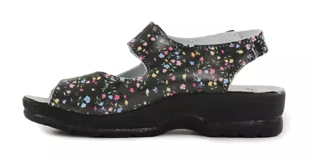 Golden Fit Damen Sandalen/Arbeitschuhe 696 fant14 Blumenmuster - Damen Arbeitsschuhe - 139303 - 2