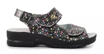 Golden Fit Damen Sandalen/Arbeitschuhe 696 fant14 Blumenmuster - Damen Arbeitsschuhe - 139303 - 1