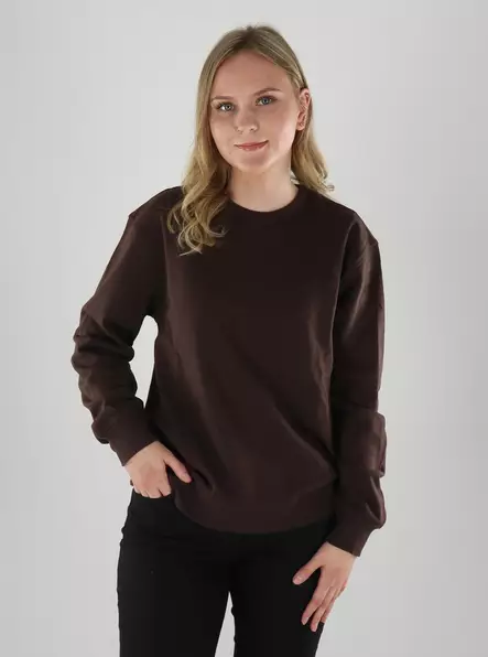 JDY Sweatshirt JDYAMALFI LIFE Kaffee-Bohne - Damen Hoodies und Sweatshirts - 141303 - 1
