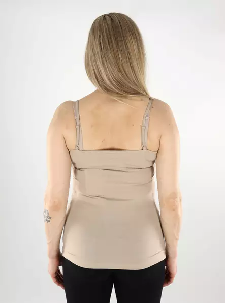 JDY Damen trägerloses Top Singlet Humus - Damen Tops - 137913 - 2