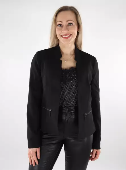Vero Moda Damen Blazer Reißverschluss Schwarz - Damenblazer - 137493 - 1