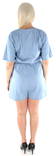 JDY Playsuit Leben 2/4, Hellblau - Damen Shorts und Capris - 126433 - 2