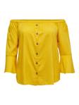 Only Carmakoma Shirt Sunny - Off-Shoulder - Damen Langarmshirts - 123213 - 4