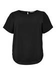 Only Carmakoma Damen Plus-Size T-Shirt Vica Schwarz - Damen T-Shirts - 126633 - 4
