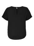 Only Carmakoma Damen Plus-Size T-Shirt Vica Schwarz - Damen T-Shirts - 126633 - 5