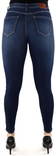 Only Damen Jeans Wauw Life Mid Skinny, Dunkelblau - Damen Jeans - 127463 - 2