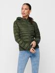 Only Damen leichte gesteppte Jacke Tahoe Kapuze Wald - Damen Leichte steppjacken - 131843 - 1