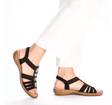 Rieker Damen Sandalen 60875-00 schwarz - Rieker Sandalen - 135773 - 5