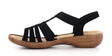 Rieker Damen Sandalen 60875-00 schwarz - Rieker Sandalen - 135773 - 2