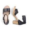 Rieker Damen Sandalen 66894-00 schwarz - Rieker Sandalen - 135843 - 3