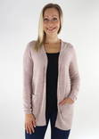 Vero Moda Cardigan mit Kapuze in Woodrose - Damenpullover - 134253 - 1