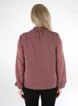 Vila Damen-Shirt mit Stehkragen Rosébraun - Damen Langarmshirts - 136773 - 2