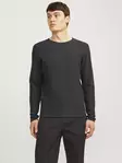 Jack&Jones Herren Baumwollpullover Cooper dunkelgrau - Herren Strickwaren - 137283 - 1