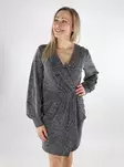 Vila Kleid Glitter schwarz/silber lur - Kleider und Tuniken - 137393 - 1