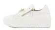 Gabor Damen Sneakers aus echtem Leder 6320121 Weiß Gold - Damen Sneaker - 138513 - 3