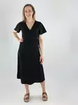 Only Kleid Midi Wickel Schwarz - Kleider und Tuniken - 140843 - 1