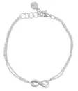 Snö of Sweden Armband Everly Doppelchain Silber - Armbänder - 141593 - 1