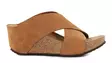 Copenhagen Shoes Wedge Mules Frances 23 Cognac - Pantoletten - 138373 - 2