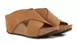 Copenhagen Shoes Wedge Mules Frances 23 Cognac - Pantoletten - 138373 - 1