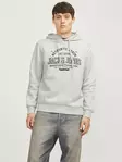 Jack&Jones Herren Hoodie Logo Sweat weiß meliert - Herren Hoodies - 137603 - 2