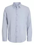 Jack&Jones Herren Baumwollhemd Struktur Cashmere Blau - Herren Hemden - 135123 - 1