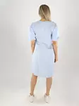 JDY Kleid 2/4 Midi Kaschmir Blau - Kleider und Tuniken - 140973 - 2
