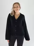 JJXX Cardigan JXMABLE TWIST V-AUSSCHNITT CARDIGAN STRICK schwarz - Damenpullover - 141553 - 1
