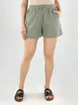 JJXX Baumwoll-Shorts Waffle Vetiver - Damen Shorts und Capris - 141103 - 1
