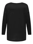 Only Carmakoma Pullover schwarz meliert - Damen Langarmshirts - 140003 - 2