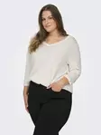 Only Carmakoma Plus-Size-Shirt A-Shape 3/4 Wolkentänzer - Damen Langarmshirts - 136573 - 1