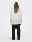 Only Carmakoma Plus-Size-Shirt A-Shape 3/4 Wolkentänzer - Damen Langarmshirts - 136573 - 2