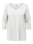 Only Carmakoma Plus-Size-Shirt A-Shape 3/4 Wolkentänzer - Damen Langarmshirts - 136573 - 6