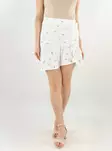 Only kurzer Rock weiß/Sommerblumen - Röcke - 138263 - 1