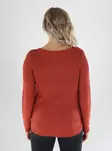 Only Pullover ONLGEENA XO L/S PULLOVER picante - Damenpullover - 141583 - 2