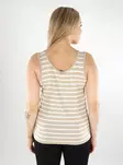 Only Damen Streifenoberteil Tank Feder grau/Wolken Tänzer - Damen Tops - 138423 - 2