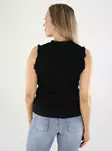 Only Top Leinen-Rüsche Schwarz - Damen Tops - 140833 - 2