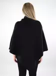 Pieces Damen Poncho Fortuna Highneck Schwarz - Damen Capes und Ponchos - 137323 - 2