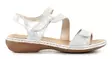Rieker Damen Echtleder Sandalen 659C7-93 Silber - Rieker Sandalen - 137943 - 1
