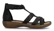 Rieker Damen Sandalen 60860-01 schwarz - Rieker Sandalen - 140803 - 1