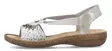 Rieker Damen Sandalen 60880-90 metallic - Rieker Sandalen - 140623 - 2