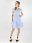 Vero Moda Kleid aus Bio-Baumwolle SL kaschmirblau/weiß - Kleider und Tuniken - 138463 - 1