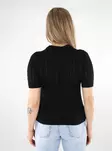Vero Moda Damen Strick-T-Shirt 2/4 schwarz - Damen T-Shirts - 138233 - 2