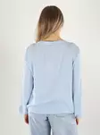 Vero Moda Damenbluse EMB Top Kaschmirblau - Damen Langarmshirts - 140163 - 2