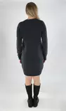 Vero Moda Strickkleid VMBOOM dunkelgrau - Damenpullover - 139823 - 2