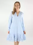 Vila Kleid V-Ausschnitt Kurz Kentucky Blau - Kleider und Tuniken - 138753 - 1