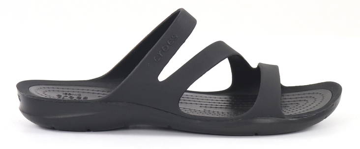 Crocs Sandalen Swiftwater in Schwarz/Schwarz 203998-060 - Pantoletten - 133543 - 1