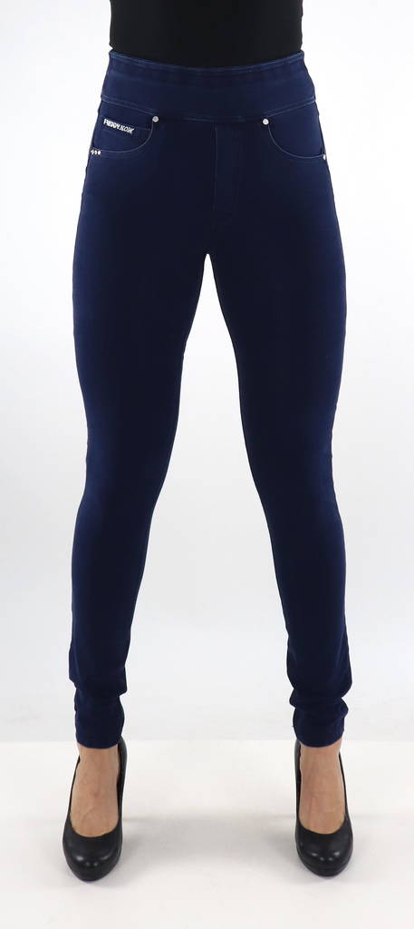 Freddy Hose N.O.W.® Mid Waist Skinny mit faltbarem Bund J0B blau - Damenhosen - 134133 - 1